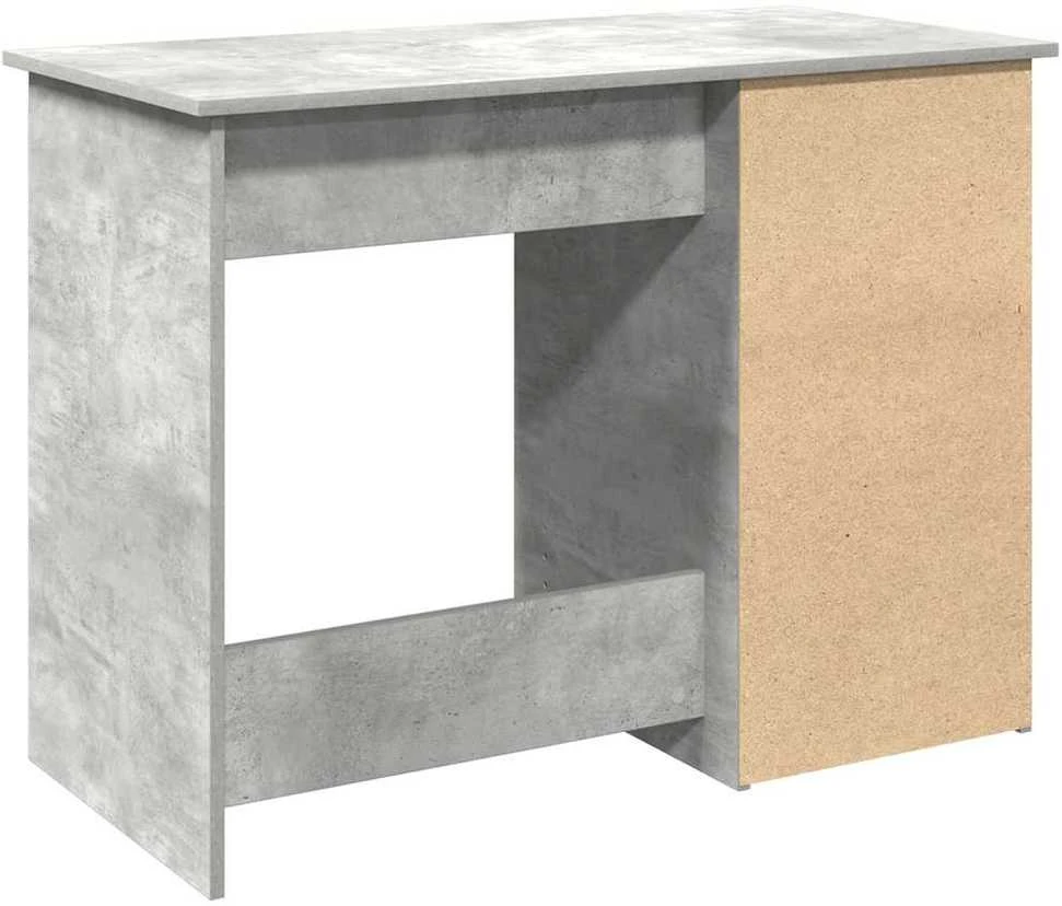 Rašomasis stalas, betono pilkas, 102x50x75cm, apdirbta mediena