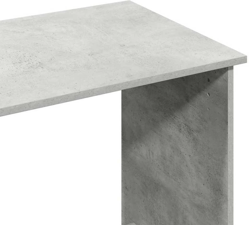Rašomasis stalas, betono pilkas, 102x50x75cm, apdirbta mediena