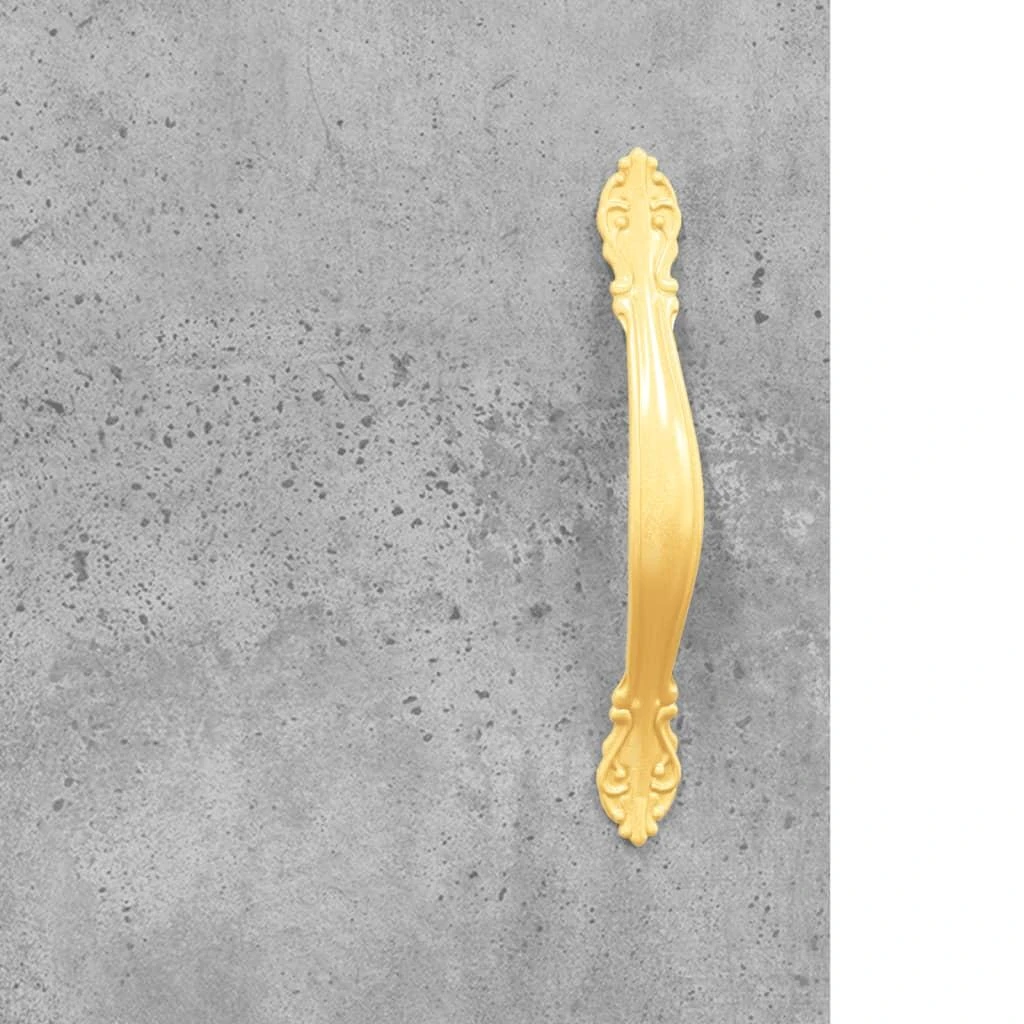 Rašomasis stalas, betono pilkas, 140x50x75cm, apdirbta mediena