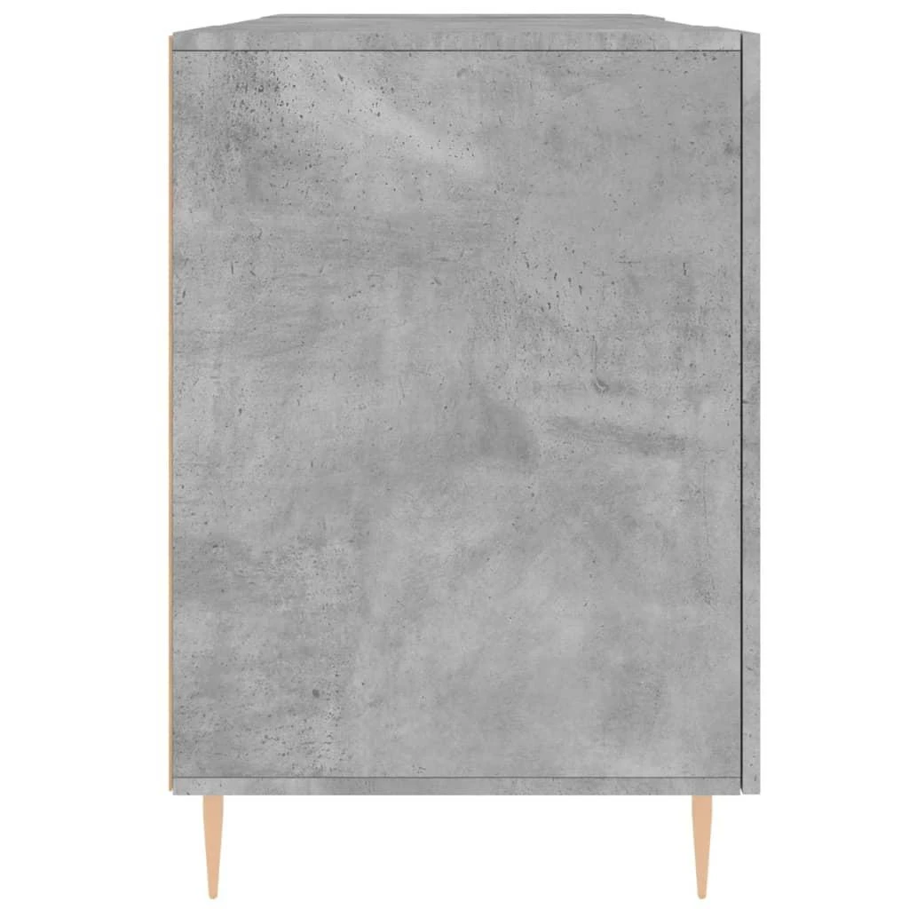 Rašomasis stalas, betono pilkas, 140x50x75cm, apdirbta mediena