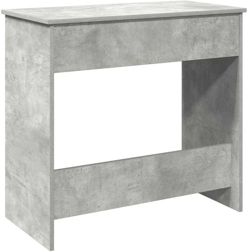 Rašomasis stalas, betono pilkos spalvos, 80x40x75cm, MDP