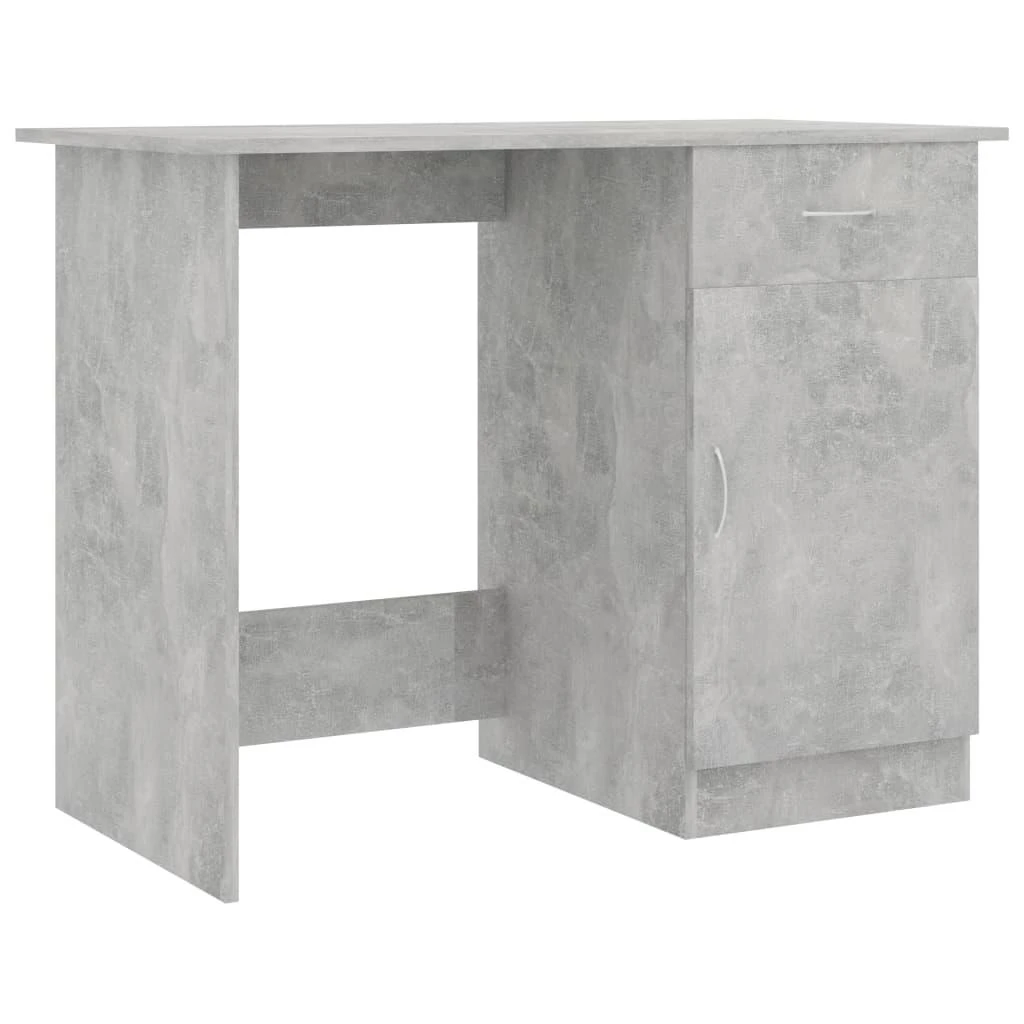 Rašomasis stalas, pilkos spalvos, 100x50x76cm, apdirbta mediena
