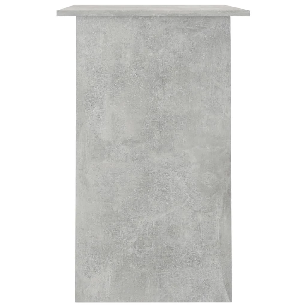 Rašomasis stalas, betono pilkas, 90x50x74cm, apdirbta mediena