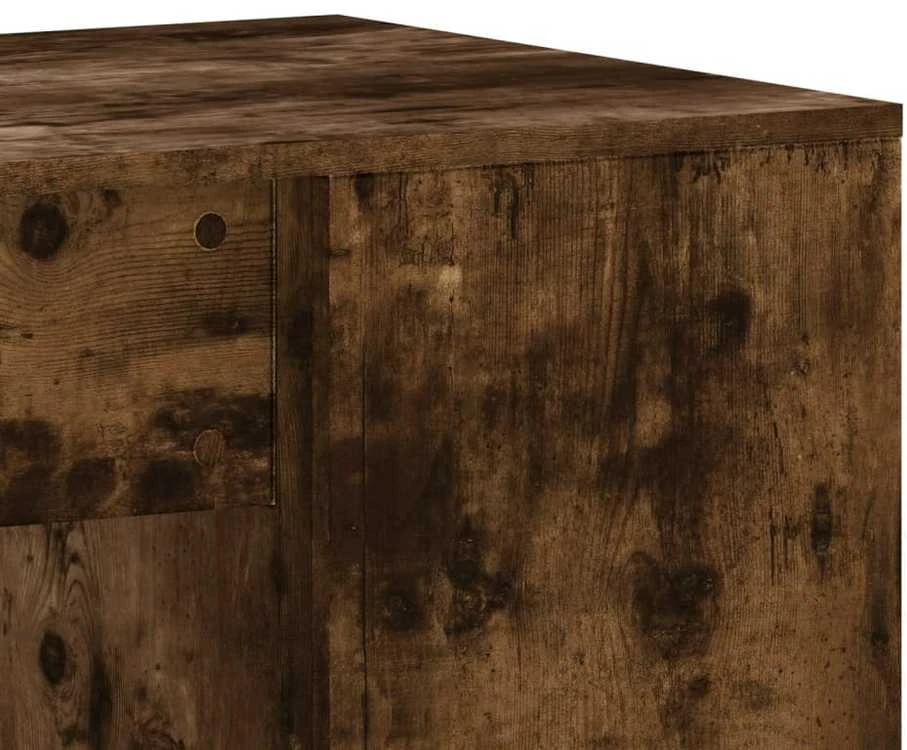 Rašomasis stalas, dūminio ąžuolo, 102x50x75cm, apdirbta mediena