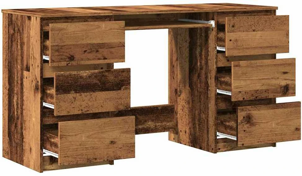 Rašomasis stalas, medienos, 140x50x77cm, apdirbta mediena