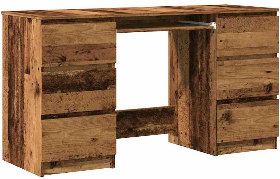 Rašomasis stalas, medienos, 140x50x77cm, apdirbta mediena