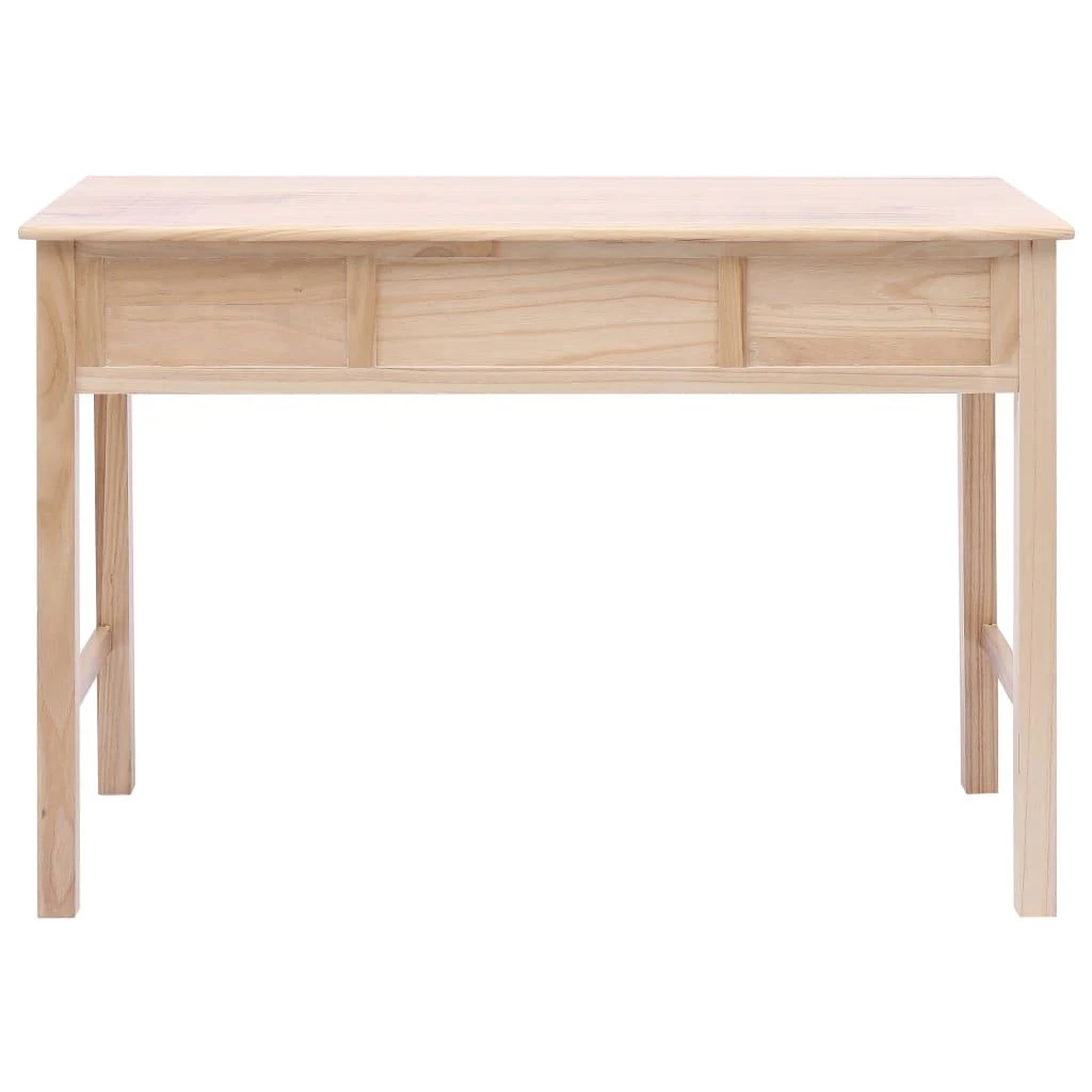 Rašomasis stalas, natūralios spalvos, 110x45x76 cm, mediena