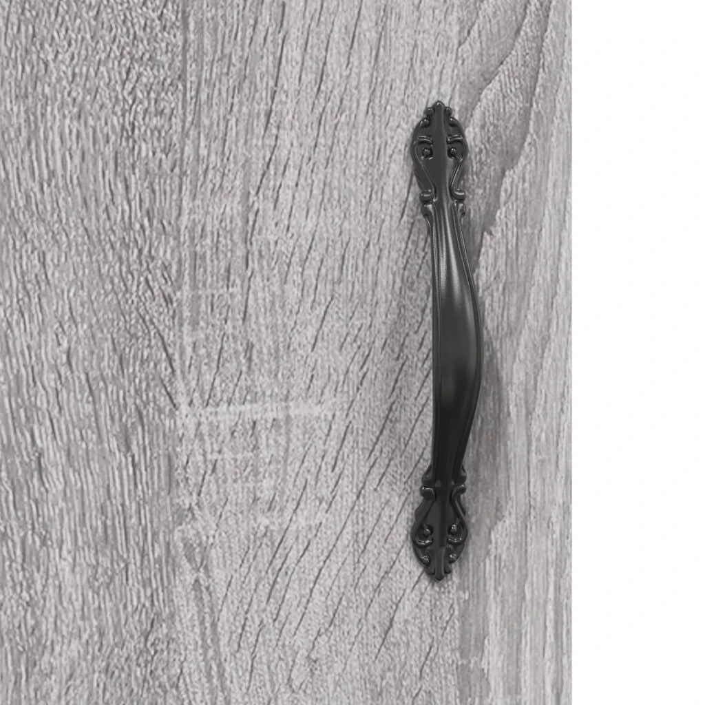 Rašomasis stalas, pilkas ąžuolo, 140x50x75cm, apdirbta mediena