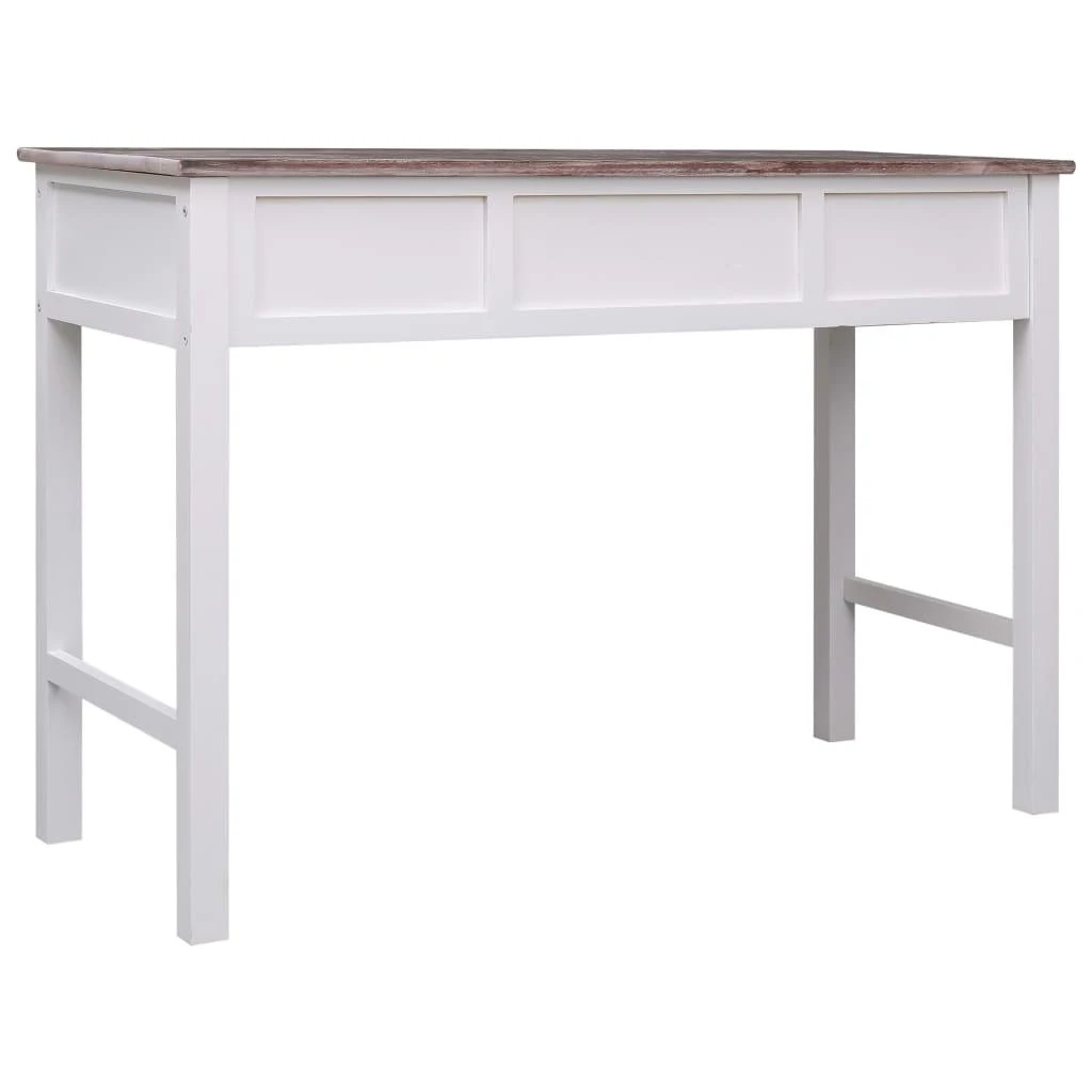 Rašomasis stalas, rudos spalvos, 110x45x76 cm, mediena