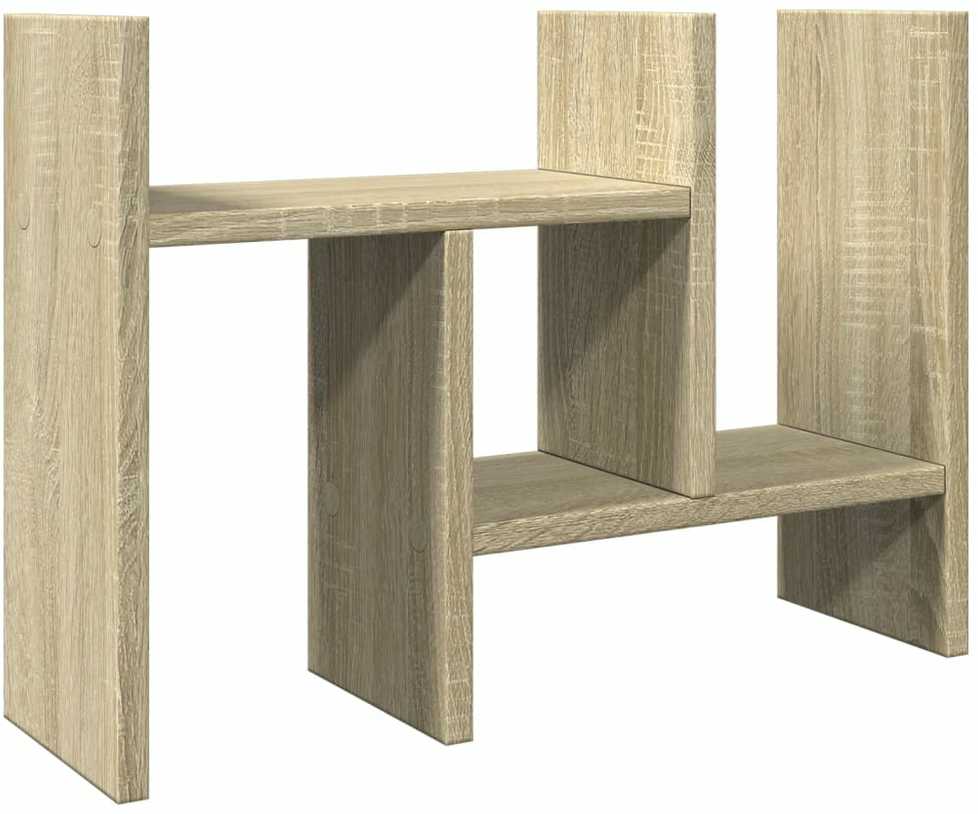 Rašomojo stalo lentyna, ąžuolo, 34,5x15,5x35,5cm, mediena