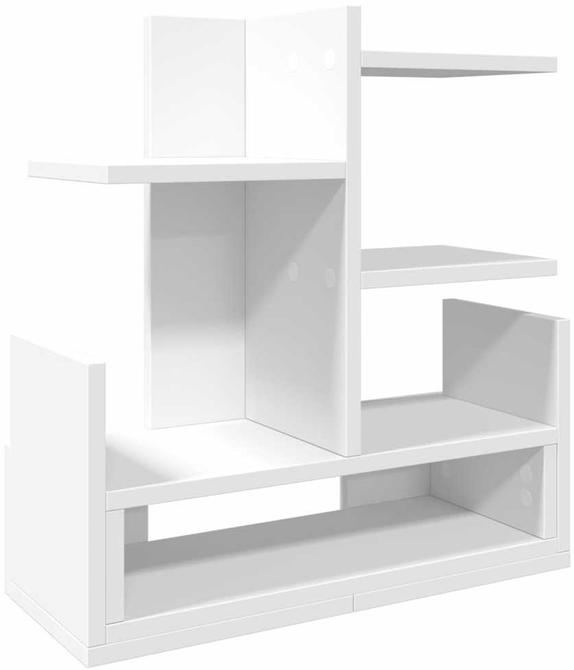 Rašomojo stalo lentyna, balta, 49x20x52,5cm, apdirbta mediena
