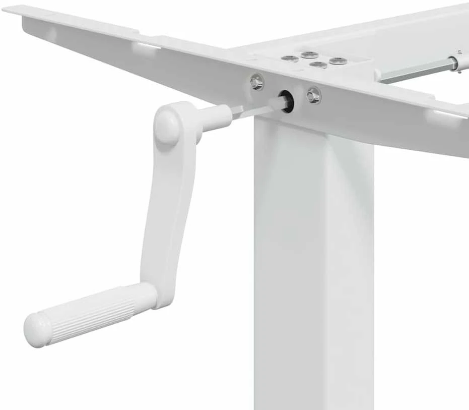 Rašomojo stalo rėmas, baltas, (94–135)x60x(70–114)cm, plienas