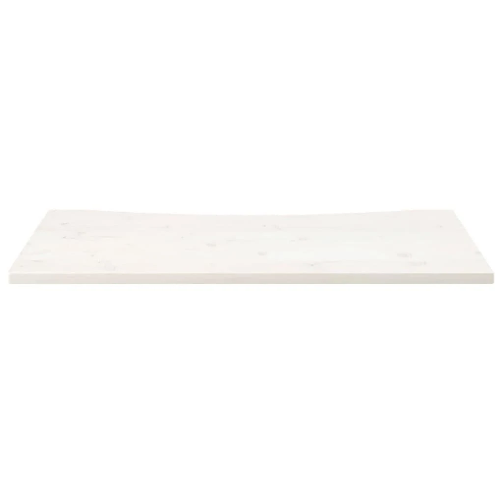 Rašomojo stalo stalviršis, baltas, 100x50x2,5cm, pušies masyvas