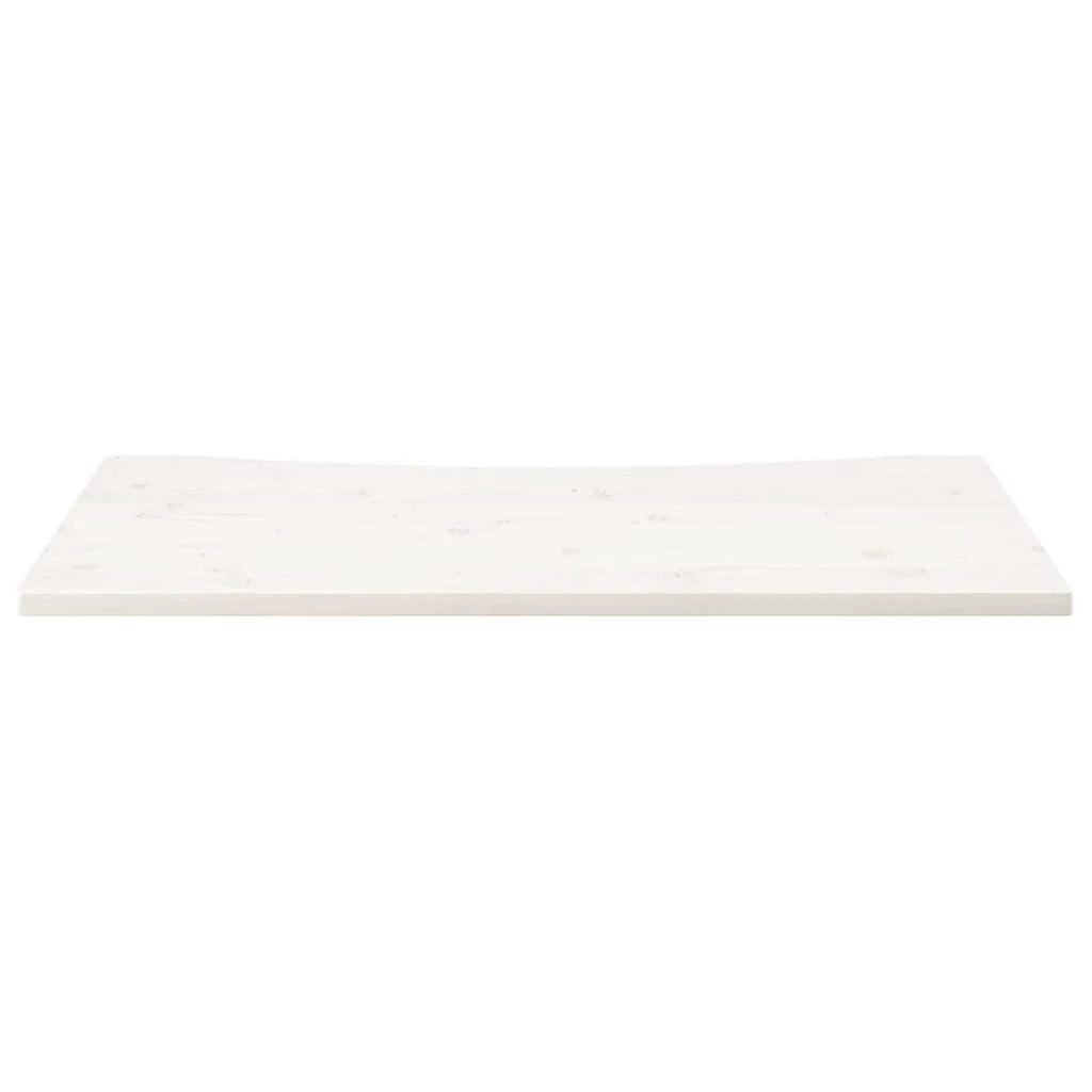 Rašomojo stalo stalviršis, baltas, 110x55x2,5cm, pušies masyvas