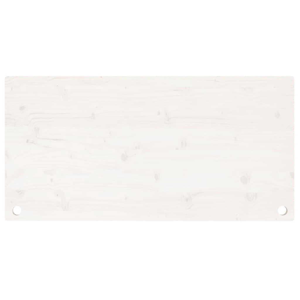 Rašomojo stalo stalviršis, baltas, 110x60x2,5cm, pušies masyvas