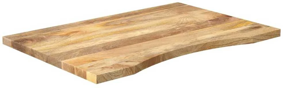 Rašomojo stalo stalviršis su linkiu, 100x60x2,5cm, mango
