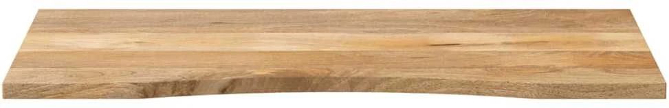 Rašomojo stalo stalviršis su linkiu, 110x60x2,5 cm, mango