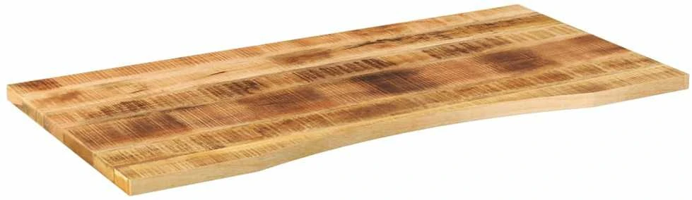 Rašomojo stalo stalviršis su linkiu, 140x60x2,5 cm, mango
