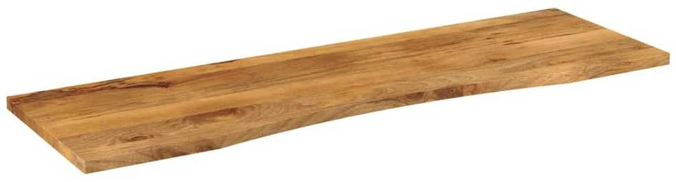 Rašomojo stalo stalviršis su linkiu, 160x50x2,5 cm, mango