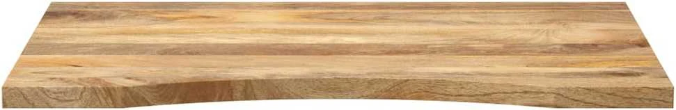 Rašomojo stalo stalviršis su linkiu, 90x50x2,5cm, mango masyvas
