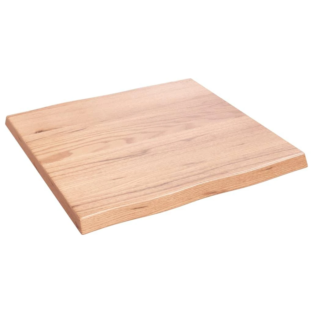 Stalviršis, šviesiai rudas, 60x60x(2-4) cm, medienos masyvas