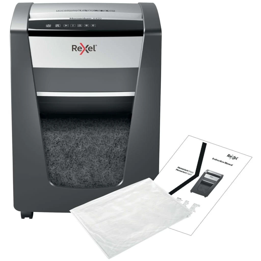 Dokumentų naikiklis Rexel Momentum X420 P4, 20lapų, 30L