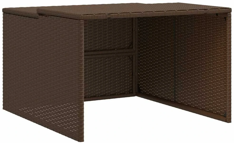 Roboto vejapjovės garažas, rudas, 86x90x52/57cm, poliratanas