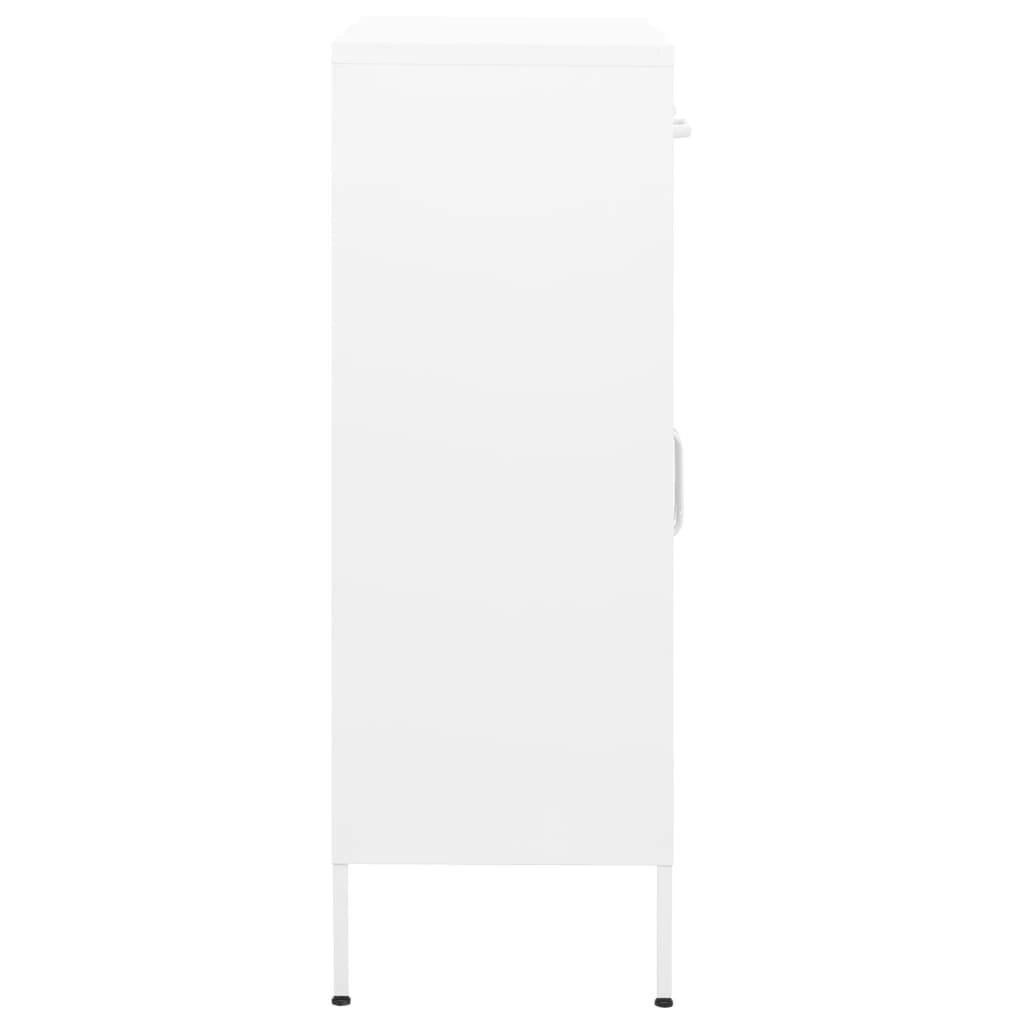 Sandėliavimo spintelė, baltos spalvos, 80x35x101,5cm, plienas