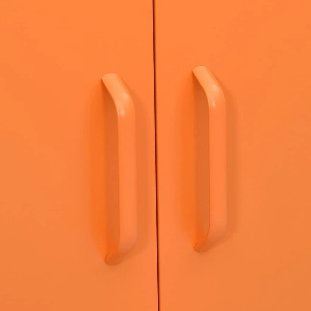 Sandėliavimo spintelė, oranžinė, 80x35x101,5cm, plienas