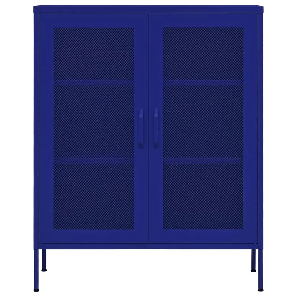 Sandėliavimo spintelė, tamsiai mėlyna, 80x35x101,5cm, plienas