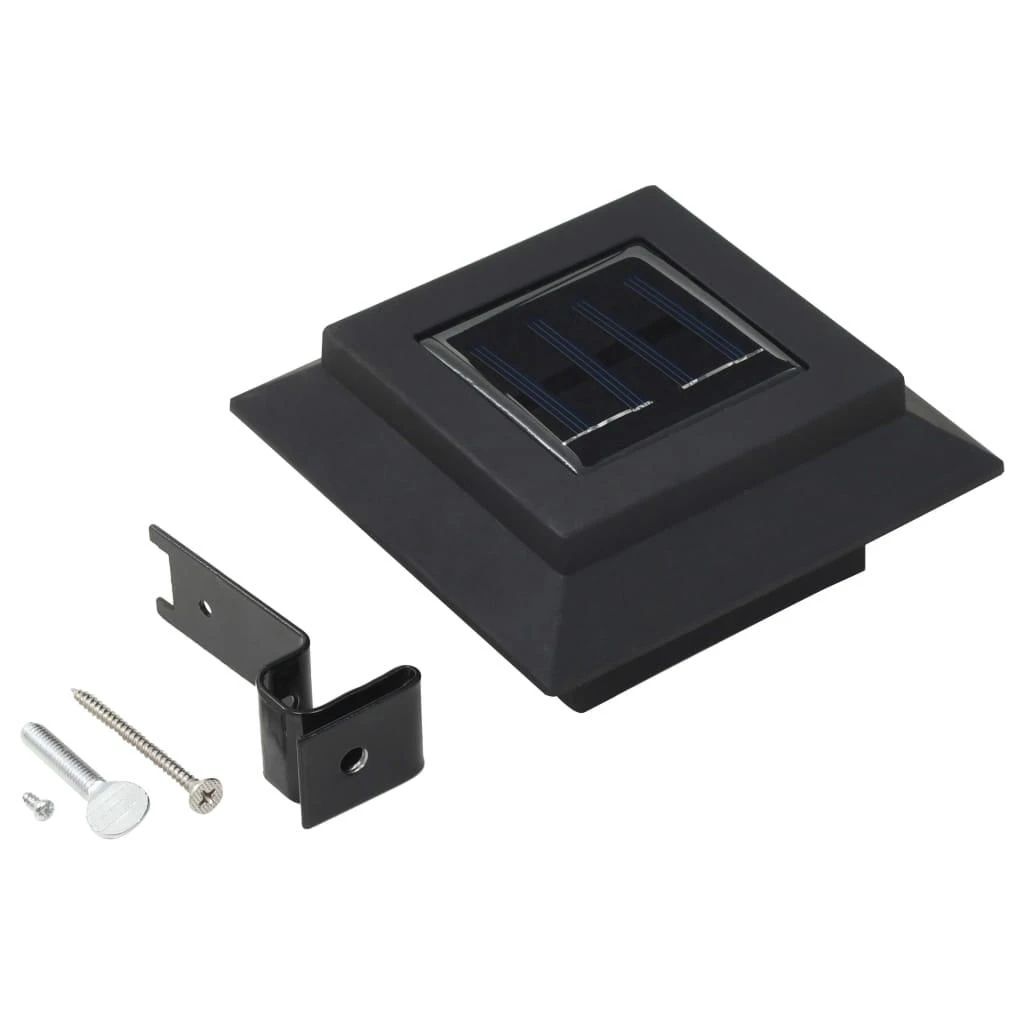 Saulės energija įkraunami lauko LED šviestuvai, 6vnt., 12cm
