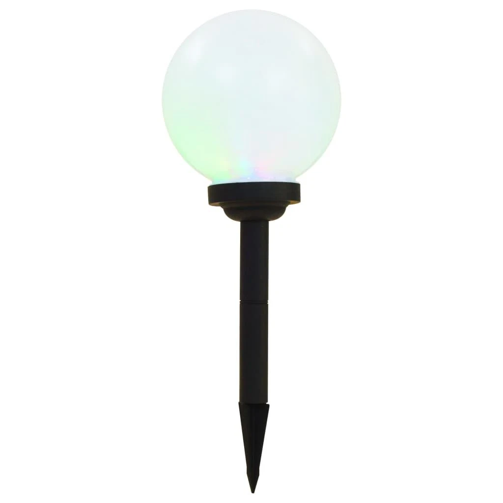 Saulės energija įkraunami lauko LED šviestuvai, 3vnt., 20cm
