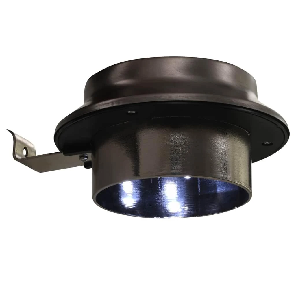 Saulės energija įkraunami lauko LED šviestuvai, 6vnt., 12cm