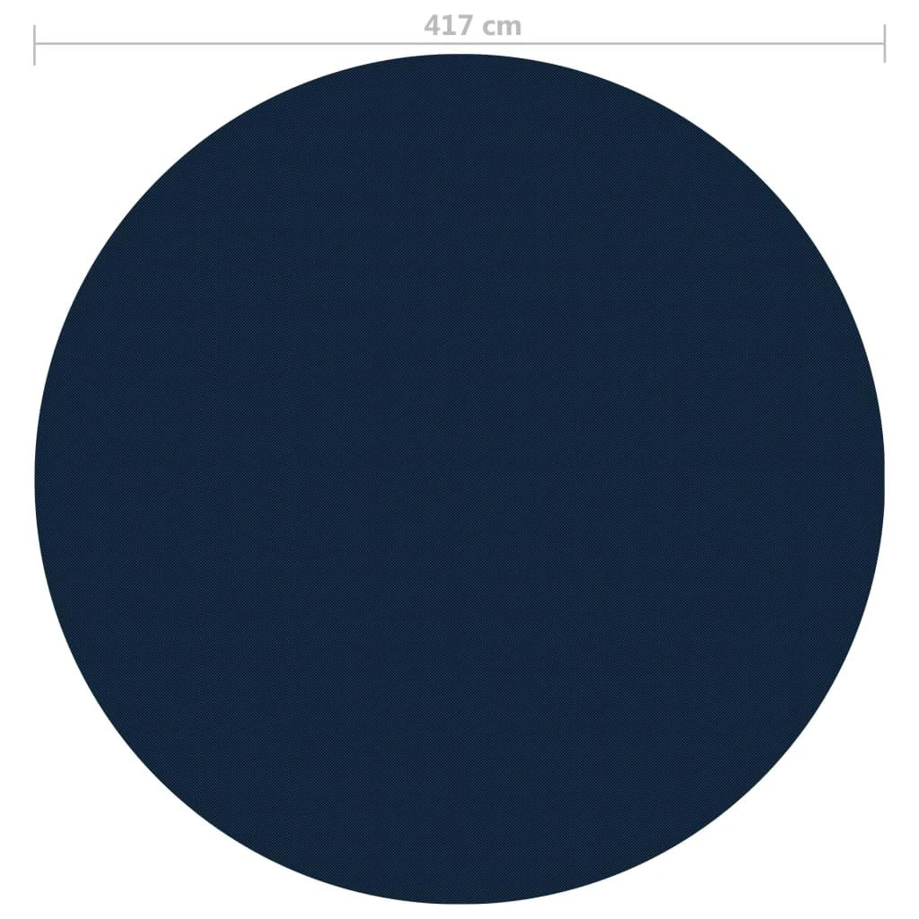 Saulę sugerianti baseino plėvelė, juoda/mėlyna, 417cm, PE