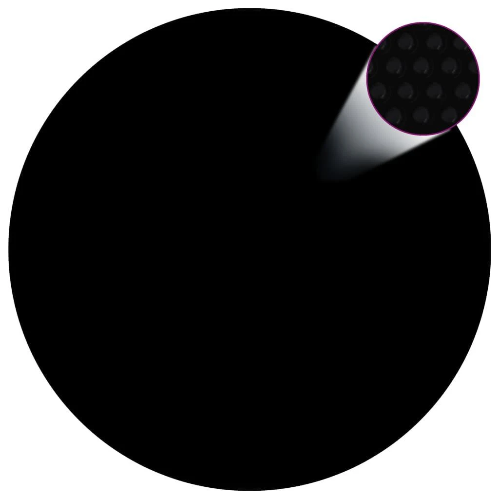 Saulę sugerianti baseino plėvelė, juoda/mėlyna, 356cm, PE
