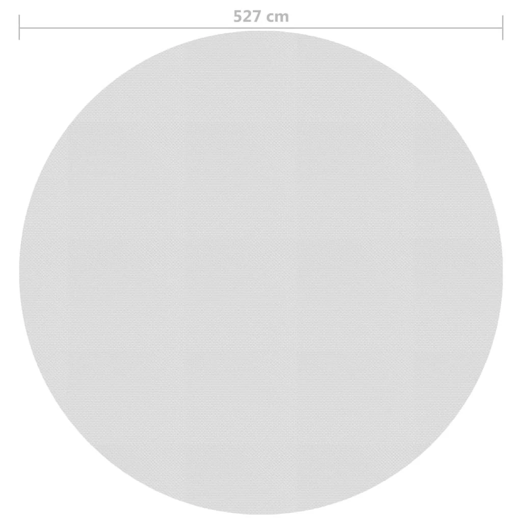 Saulę sugerianti baseino plėvelė, pilkos spalvos, 527cm, PE