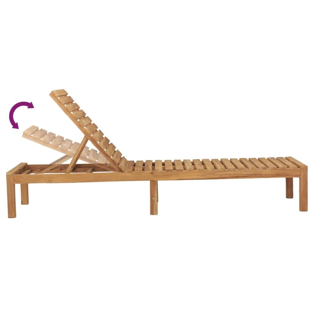 Sofa Saulės gultai, 2vnt., tikmedžio medienos masyvas