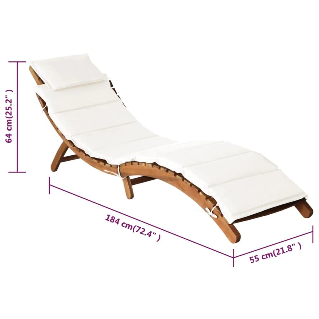 Sofa Saulės gultai su čiužinukais, 2vnt., kreminiai balti, akacija