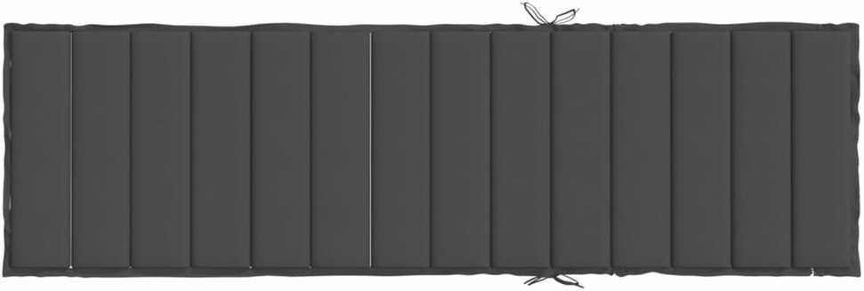 Saulės gulto čiužinukas, antracito, 200x60x4cm, audinys