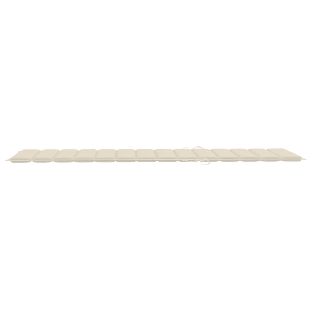 Saulės gulto čiužinukas, kreminės spalvos, 200x70x3cm, audinys