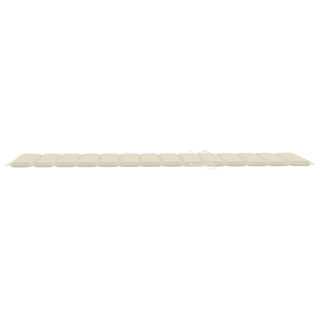 Saulės gulto čiužinukas, kreminės spalvos, 200x60x3cm, audinys