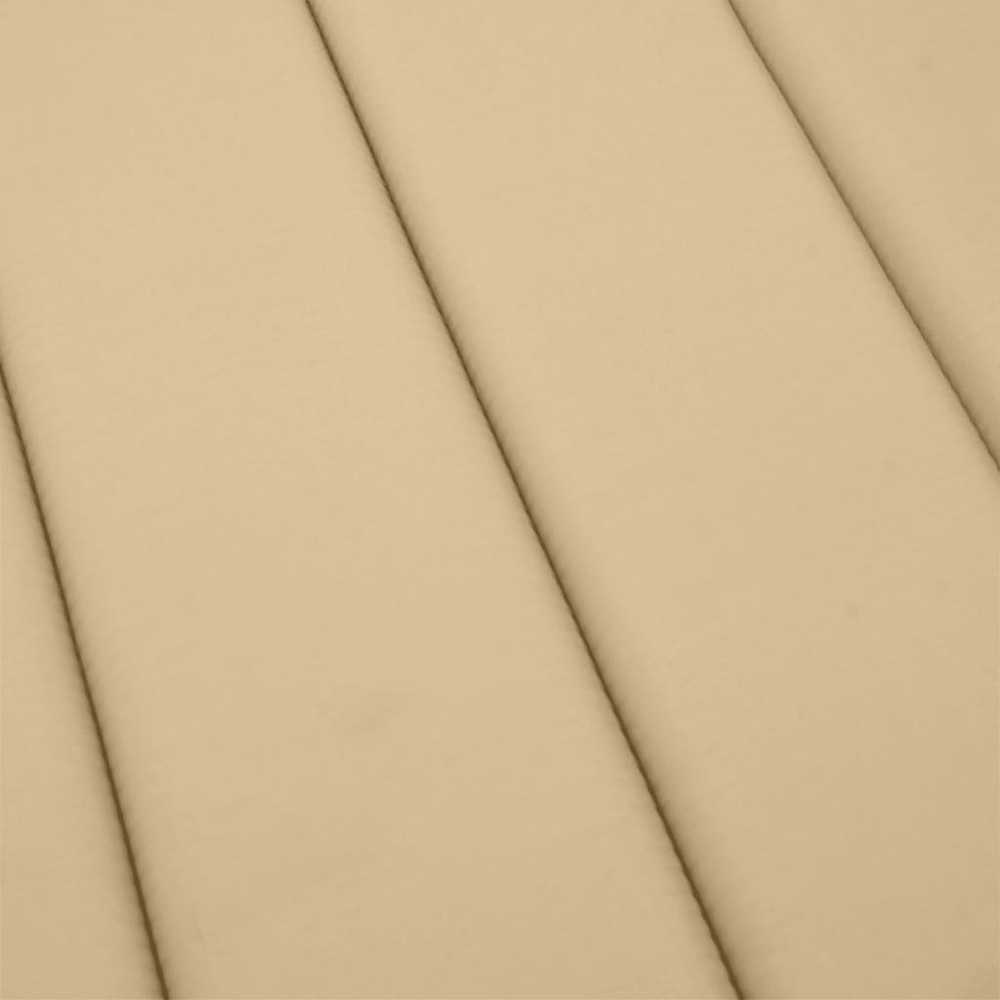 Saulės gulto čiužinukas, smėlio, 200x70x4cm, audinys