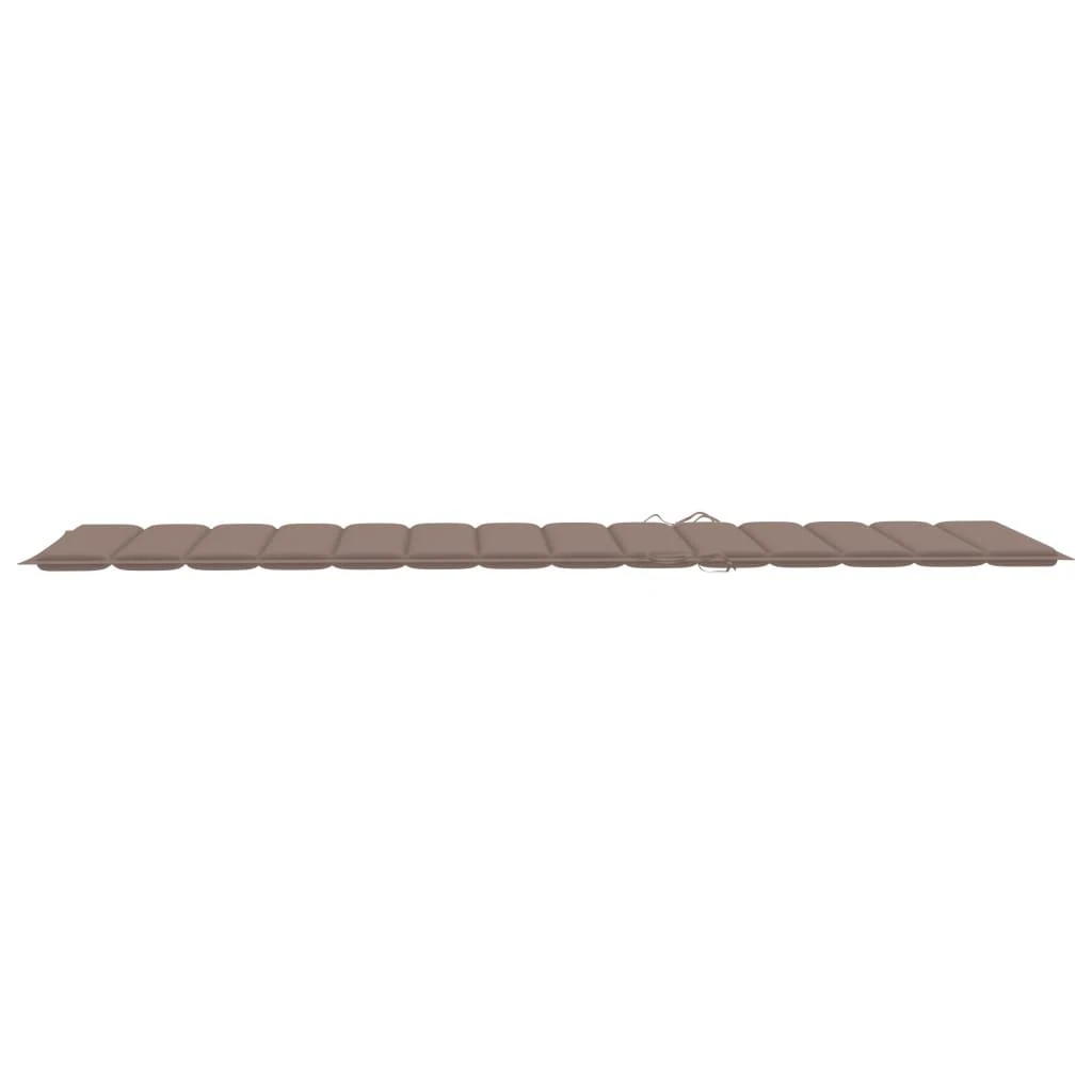 Saulės gulto čiužinukas, taupe spalvos, 200x60x3cm, audinys