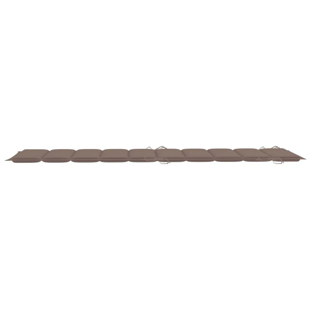 Saulės gulto čiužinukas, taupe spalvos, 186x58x3cm, audinys
