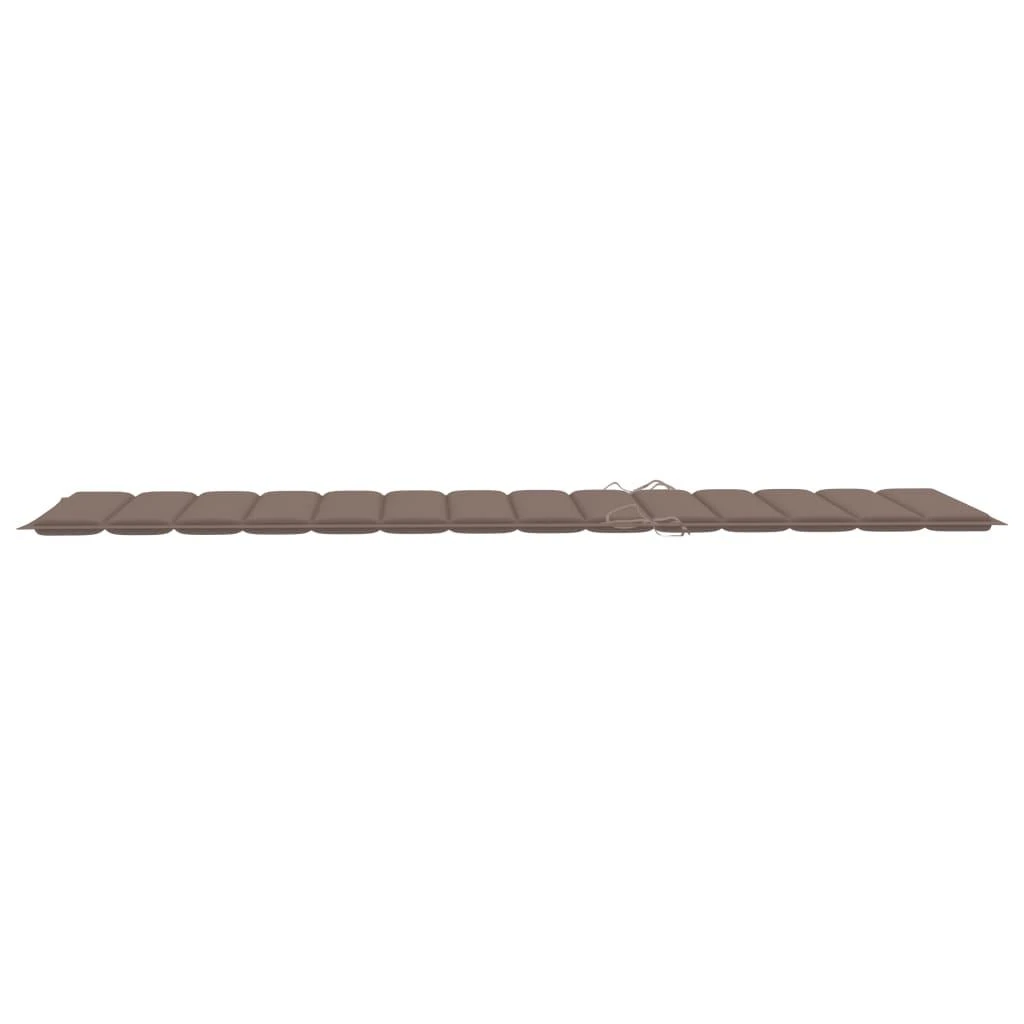 Saulės gulto čiužinukas, taupe spalvos, 200x70x3cm, audinys