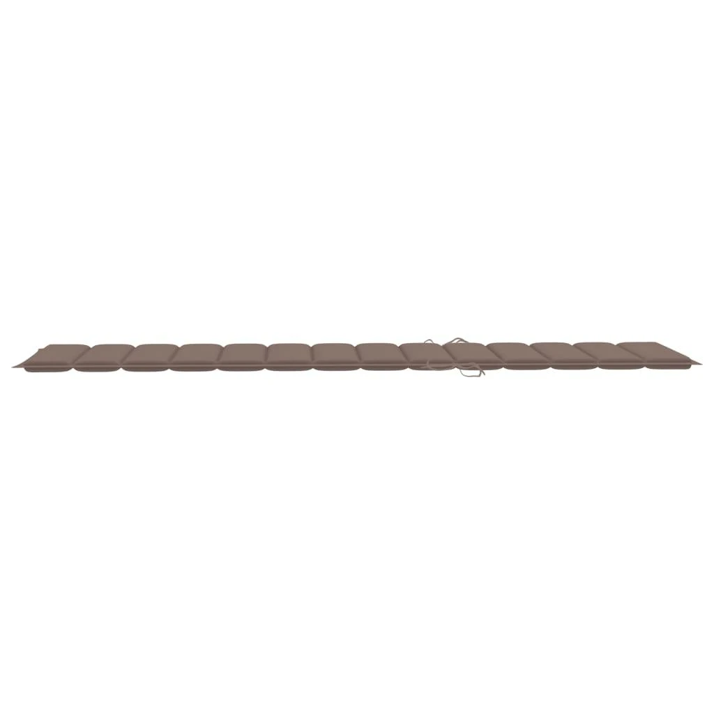 Saulės gulto čiužinukas, taupe spalvos, 200x50x3cm, audinys