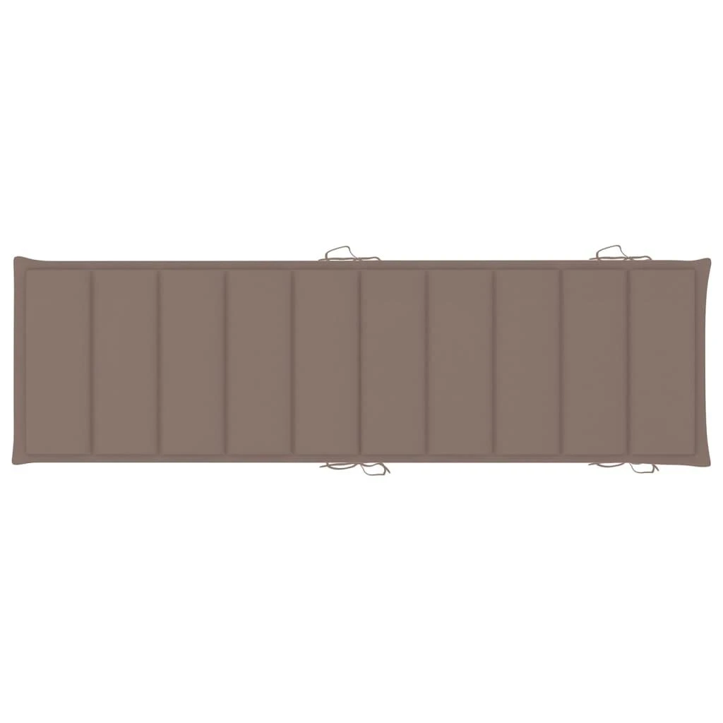 Saulės gulto čiužinukas, taupe spalvos, 186x58x3cm, audinys