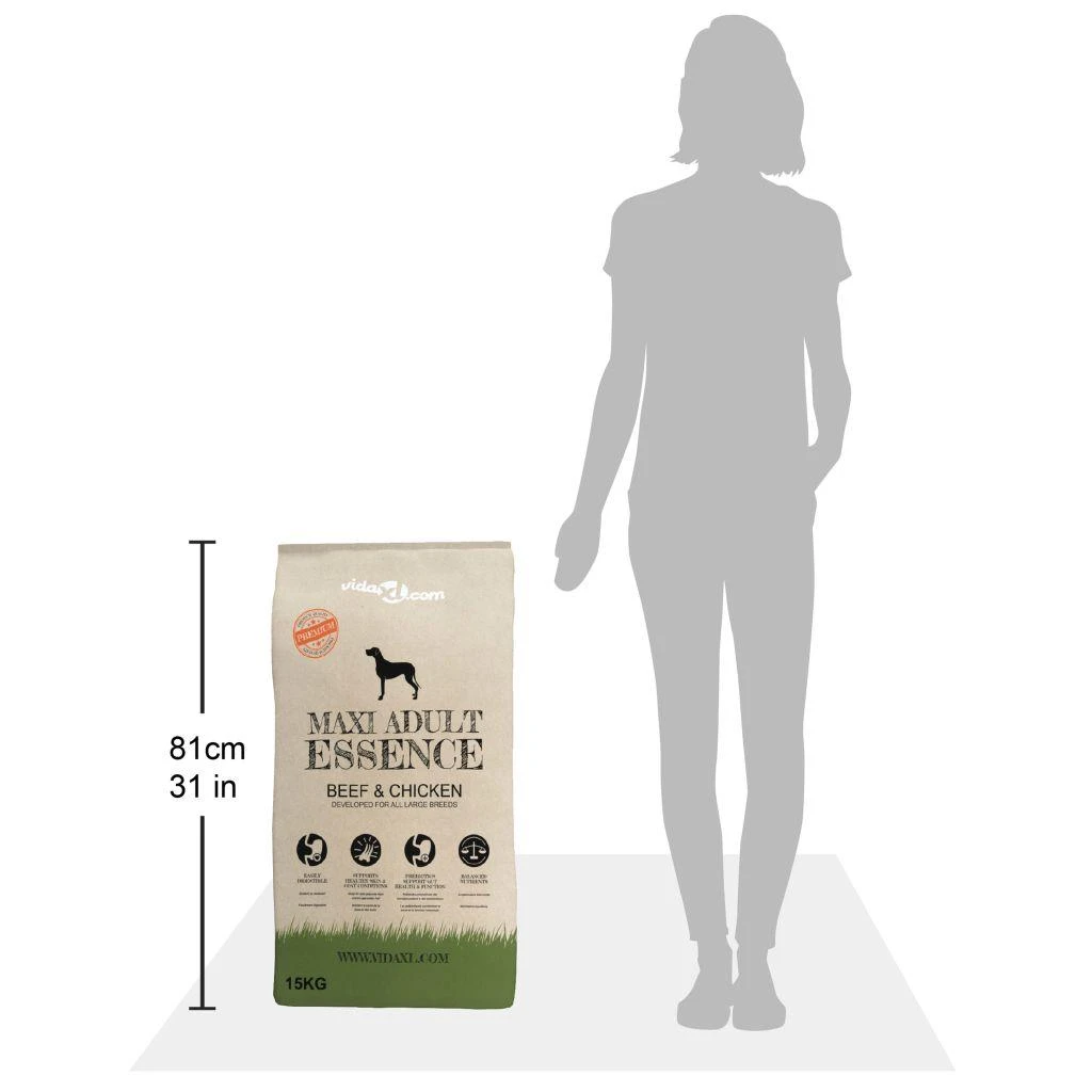 Sausas Maistas šunims, Maxi Adult Essence jautiena ir vištiena, 15kg
