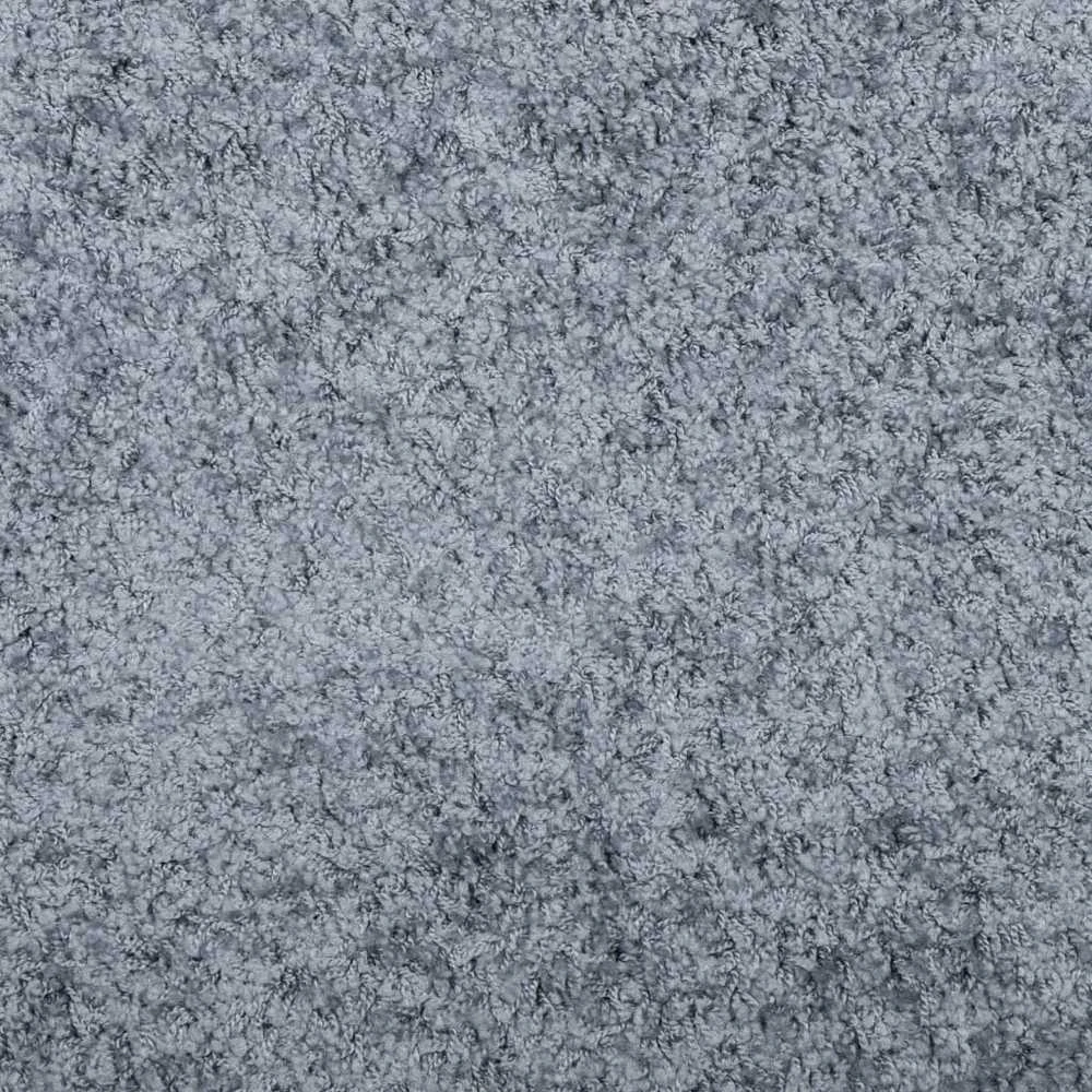Shaggy kilimas PAMPLONA, mėlynas, 240x340cm, aukšti šereliai