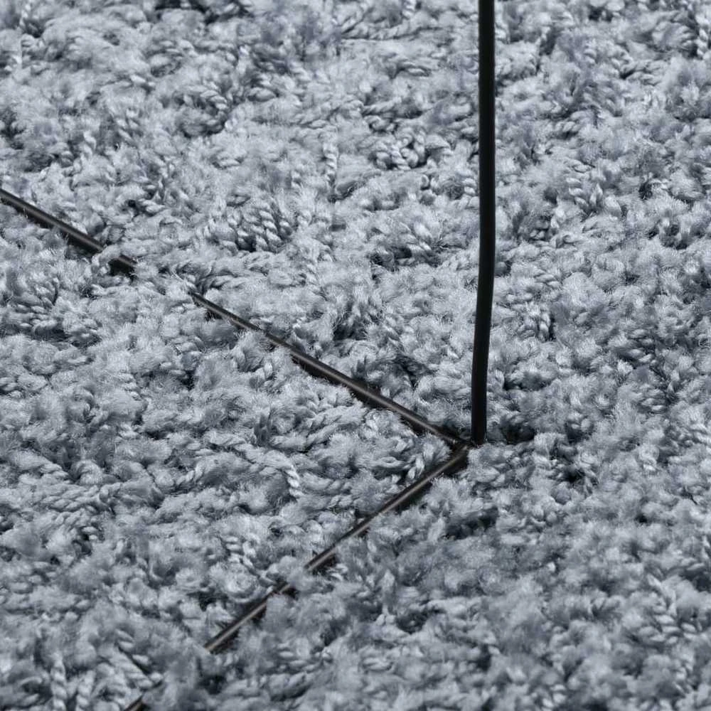 Shaggy tipo kilimas, mėlynas, 80x250cm, aukšti šereliai